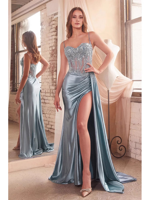 [OiendAni]  celebrity evening dress Exquisite new high-end adult ceremony light dress light luxury niche