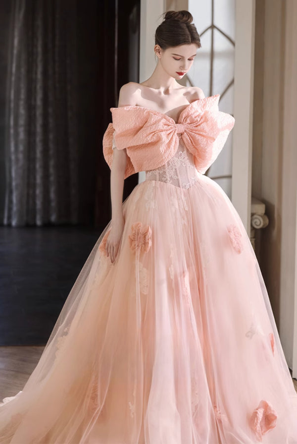 Odelia "sweet Tea" Bow Dress Skirt  New Bridal Toast Dress Engagement High-end Light Luxury Dinner
