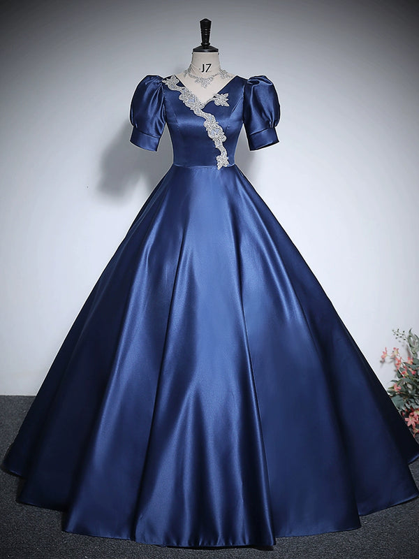 Evening dress  long senior stage tutu dress solo vocal art test dress annual meeting host femininity