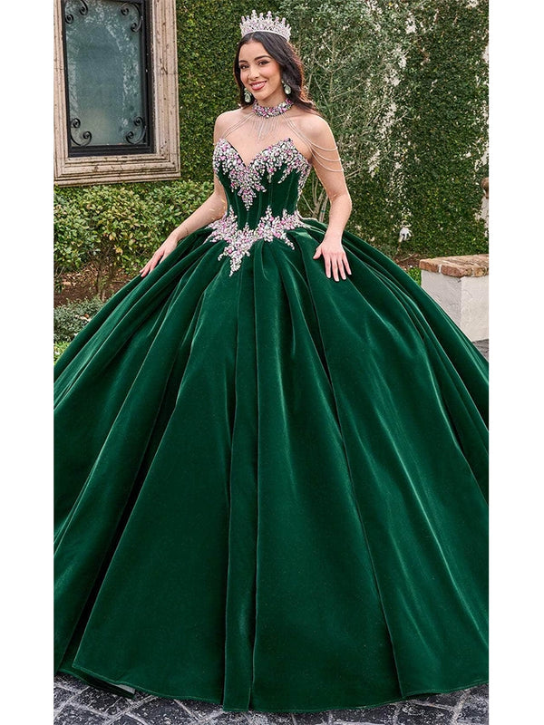[OiendAni]  tube top luxury princess evening dress host dignified and atmospheric bar mitzvah dress