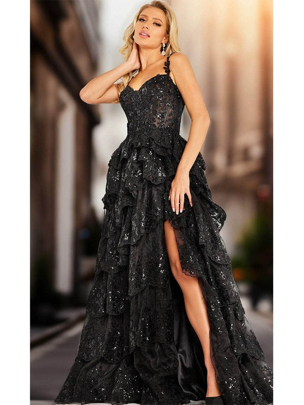 [OiendrAni]  black evening dress high-end party dress skirt light luxury niche can be worn at ordinary times