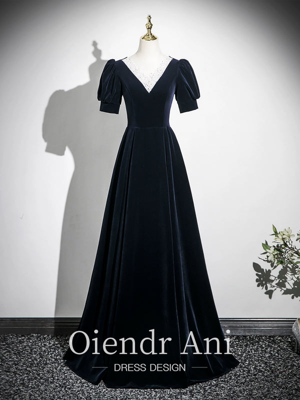 OiendrAn Vocal Art Exam Conductor Dress Ladies Annual Meeting Host Choir Performance Dress Long Dress Evening Dress