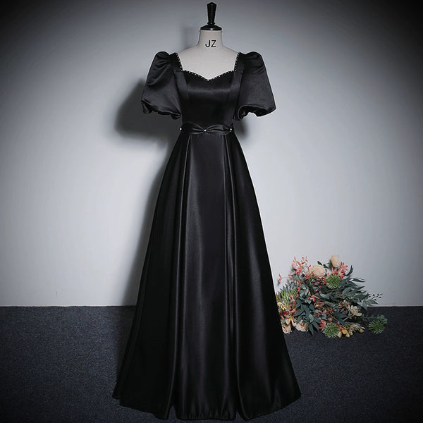 Evening dress  new art examination piano dress women's banquet temperament performance chorus dress host annual meeting high-end