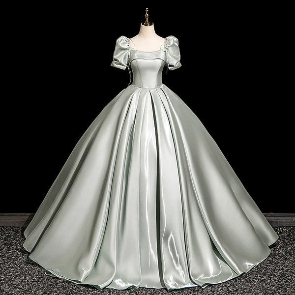 Evening dress satin vocal art test advanced sense piano performance tutu skirt bar mitzvah birthday host dress