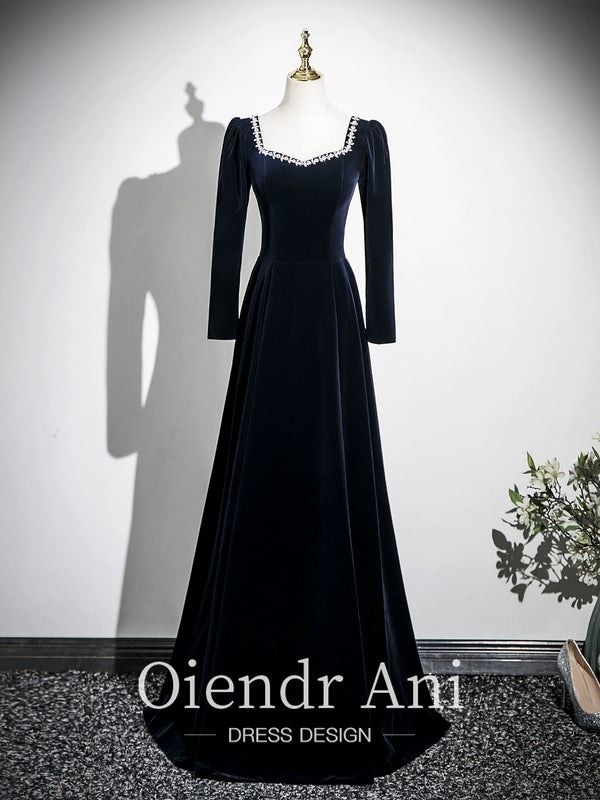 OiendrAn Vocal Art Examination Conductor Dress Annual Meeting Host Choir Performance Dress Women's Long Dress Evening Dress