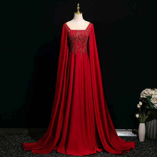 Toast clothes Bridal evening dress High-end adult ceremony High-end light luxury niche heavy industry performance catwalk host dress