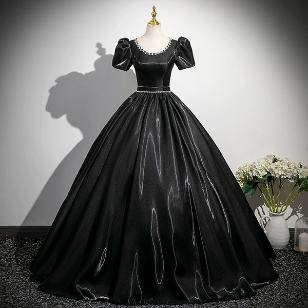 Evening dress  new adult ceremony high-end black tutu skirt vocal art test host piano temperament female