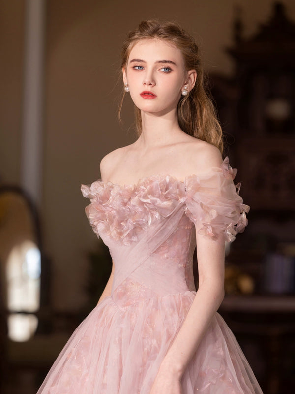Toast clothes  spring new bride hosting banquet temperament performance small dress light luxury dream princess dress
