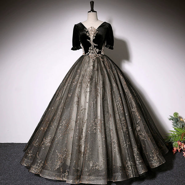 Evening Dress Female Banquet Celebrity High Sense  Princess Taupe Dress Art Exam Light Luxury Niche High-end Vocal Art Exam