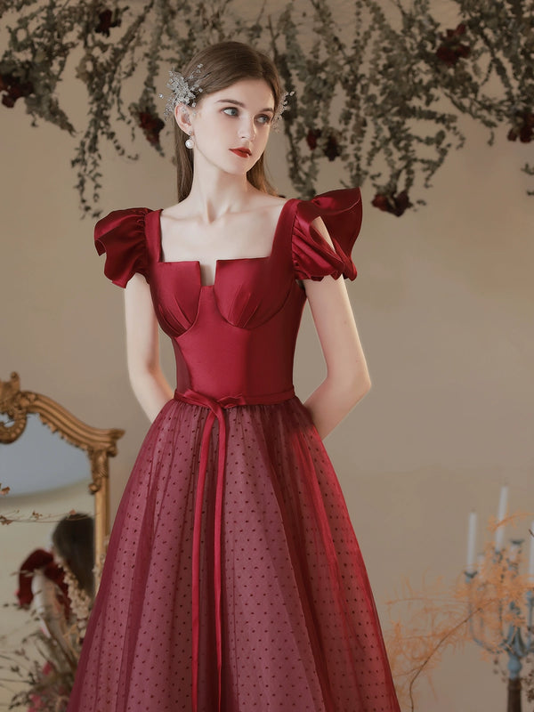 Toast dress  new spring bride wedding banquet temperament engagement dress satin princess on the run