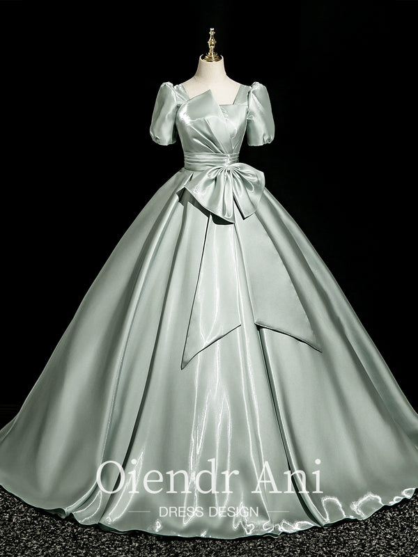 OiendrAni Vocal Art Exam Bel Canto Solo Satin Dress Ladies Host Stage Bar Mitzvah Evening Dress