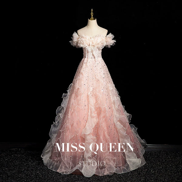 Adult ceremony dress skirt high-end light luxury niche heavy industry engagement clothes toasting clothes bridal evening dress advanced sense