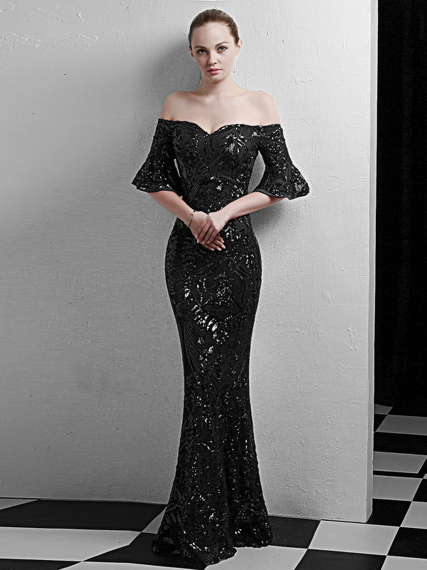 Flowing court style long and thin dress women's annual meeting banquet dating nightclub party party party dress dress