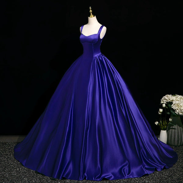 Evening dress women's  new high-end adult ceremony host art exam suspender skirt engagement toast bride purple