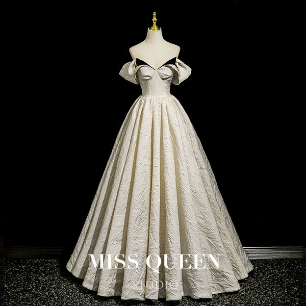 Evening dress women's  new high-end engagement dress white outdoor wedding morning gown female bride adult ceremony