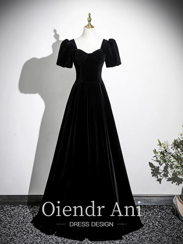 Black Art Exam Conductor Evening Dress Ladies Host Graduation Dress for Important Occasions Choir Performance Dress